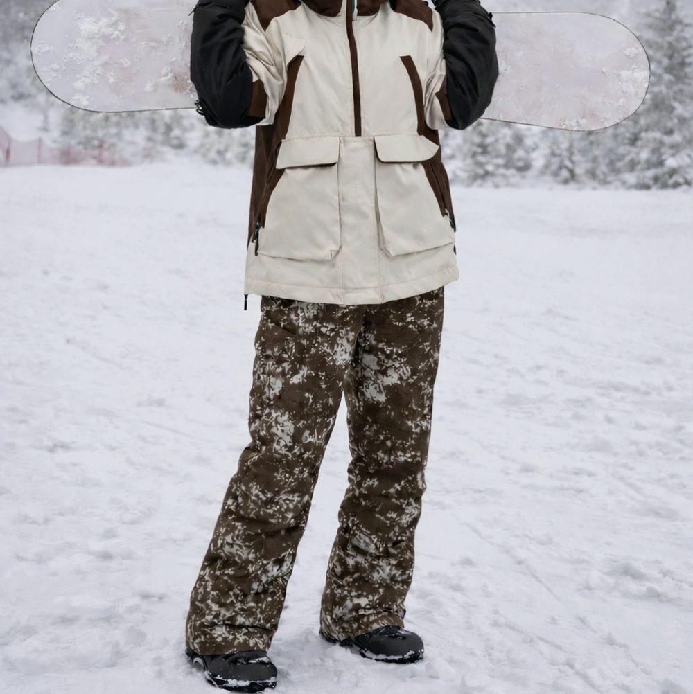 NILS Neutral Gorpcore‎ Aesthetic Outdoor Snowboard Winter  Mountian Style Pants